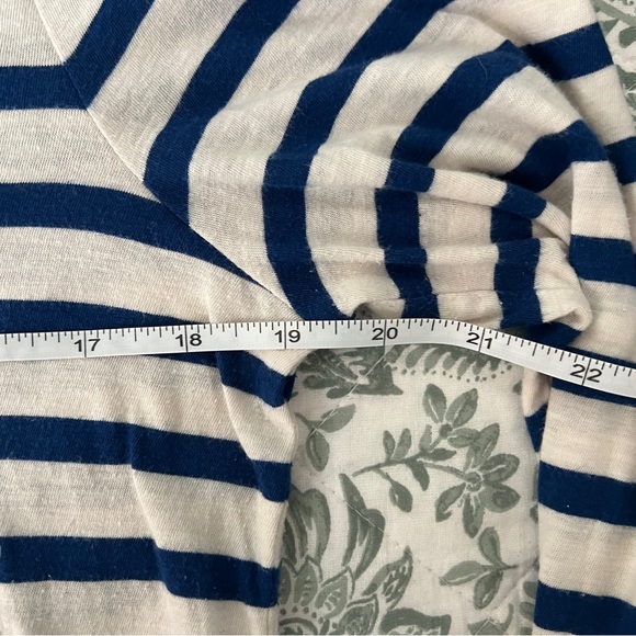 LOFT Striped Merci Long Sleeve Tee, Size L - Picture 6 of 7